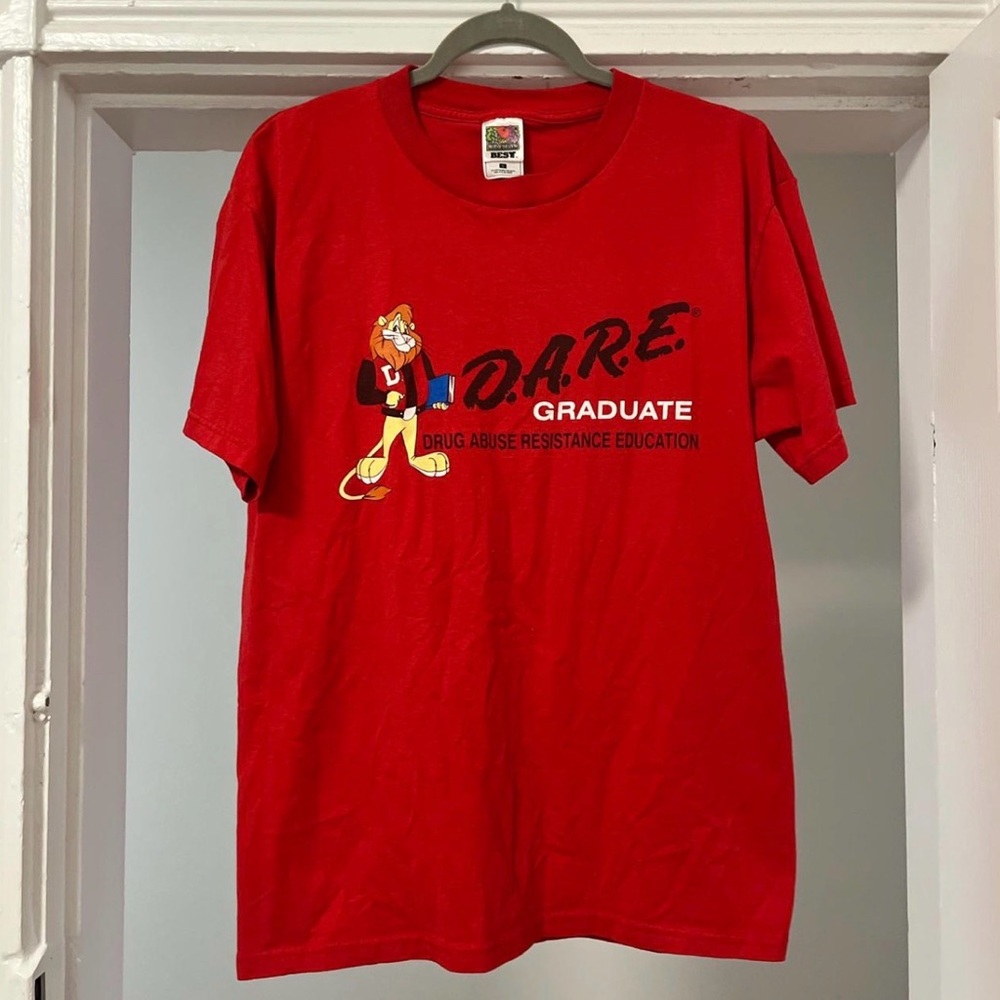 D.A.R.E. Graduate Red Graphic Tee